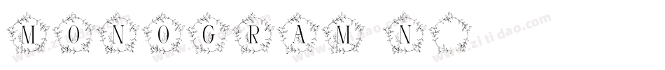 MONOGRAM N字体转换